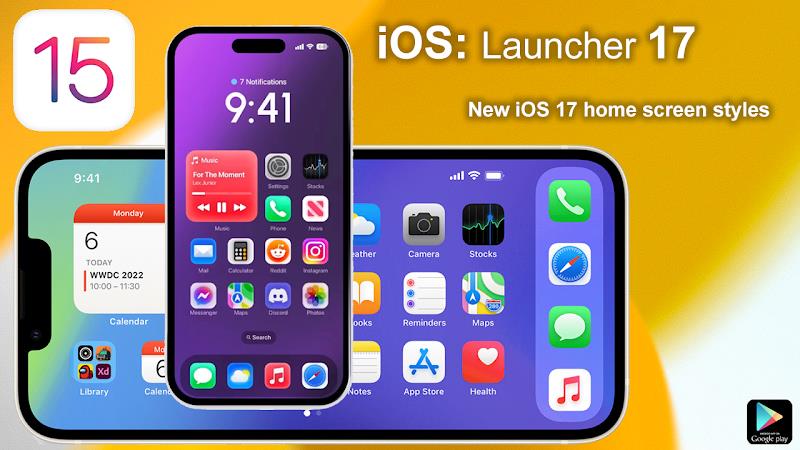 Theme For iPhone 15 iOS 17 New स्क्रीनशॉट 2