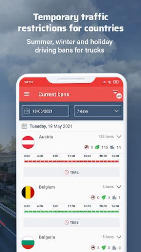 Bans For Trucks - Europe Screenshot 2