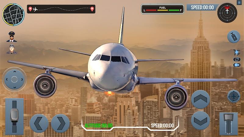 Airplane Simulator Plane Games ဖန်သားပြင်ဓာတ်ပုံ 1