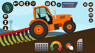 Farm Tractors Dinosaurs Games ekran görüntüsü 4