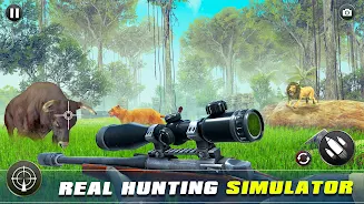 Safari Animal Hunter Simulator ekran görüntüsü 1