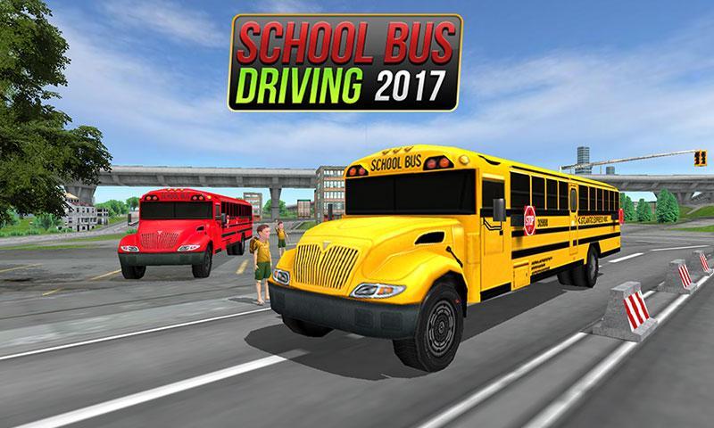 School Bus Driving Game ảnh chụp màn hình 1