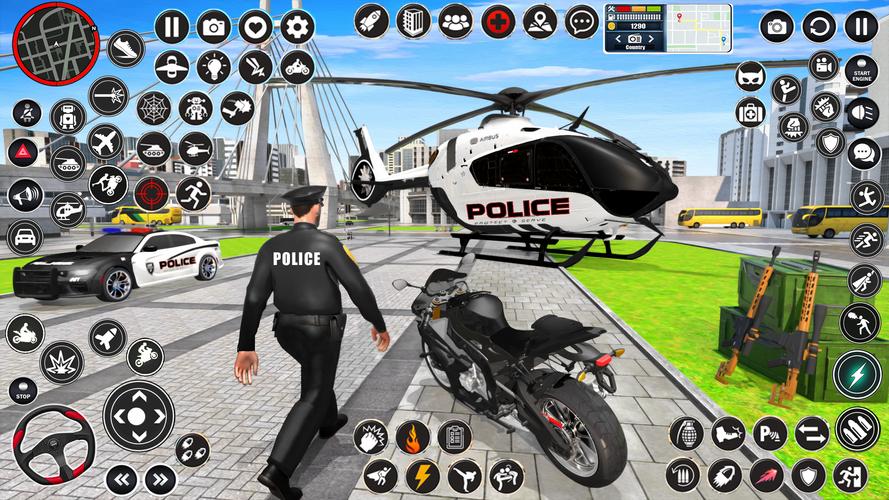 Police Game Transport Truck экрана 4