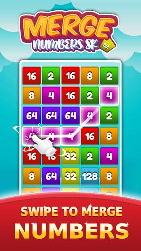 2048 Number Merge Games Puzzle экрана 2