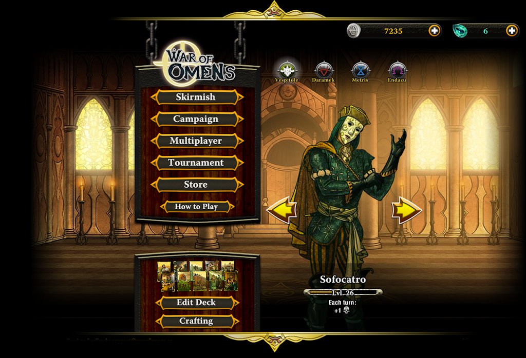 Screenshot War of Omens Deck Builder Collectible Card Game 2