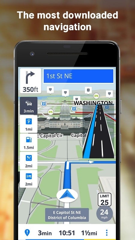 Screenshot Sygic Navegação por GPS, Mapas 1