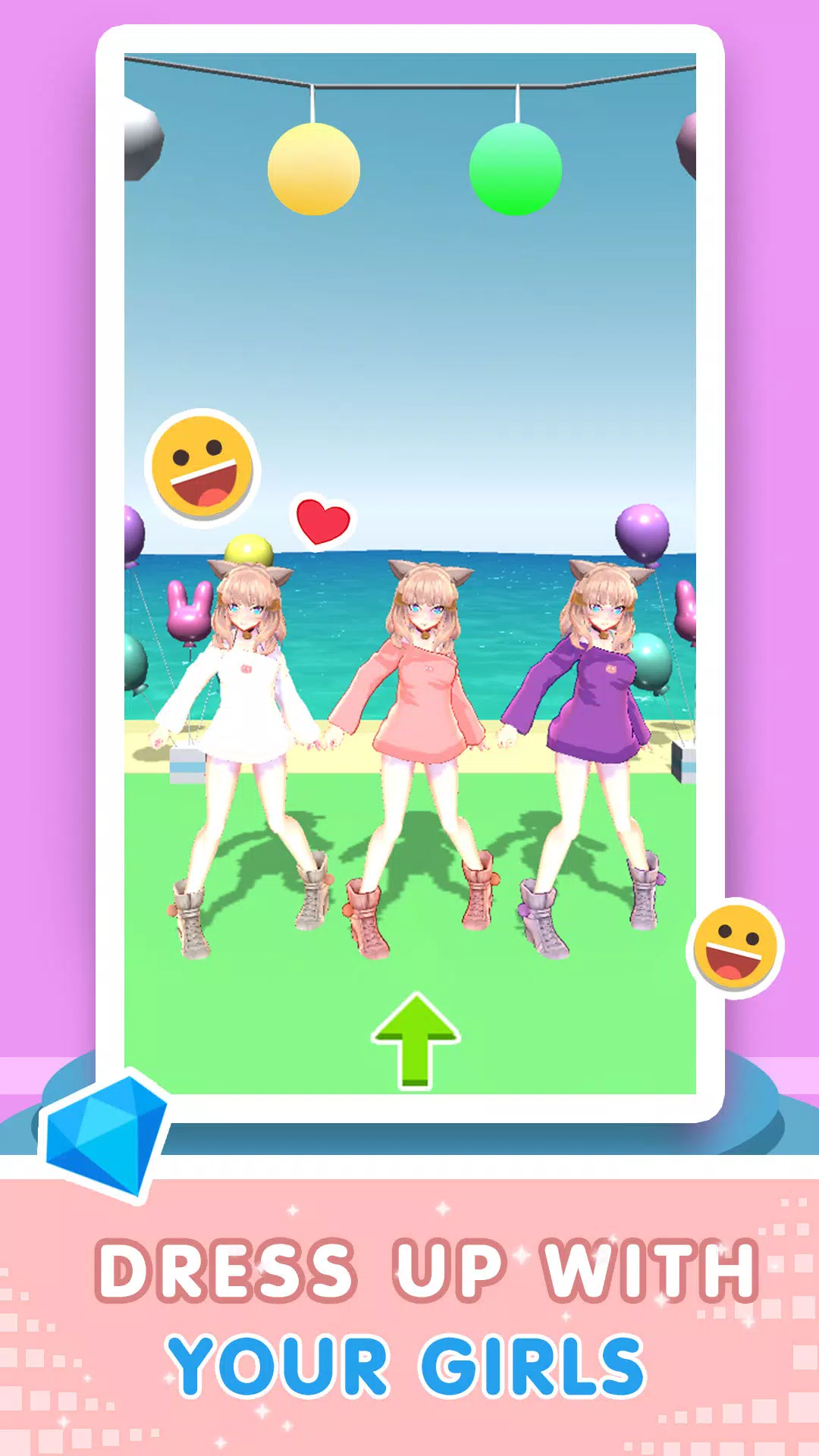 Flirt up - dress up hotties ekran görüntüsü 3