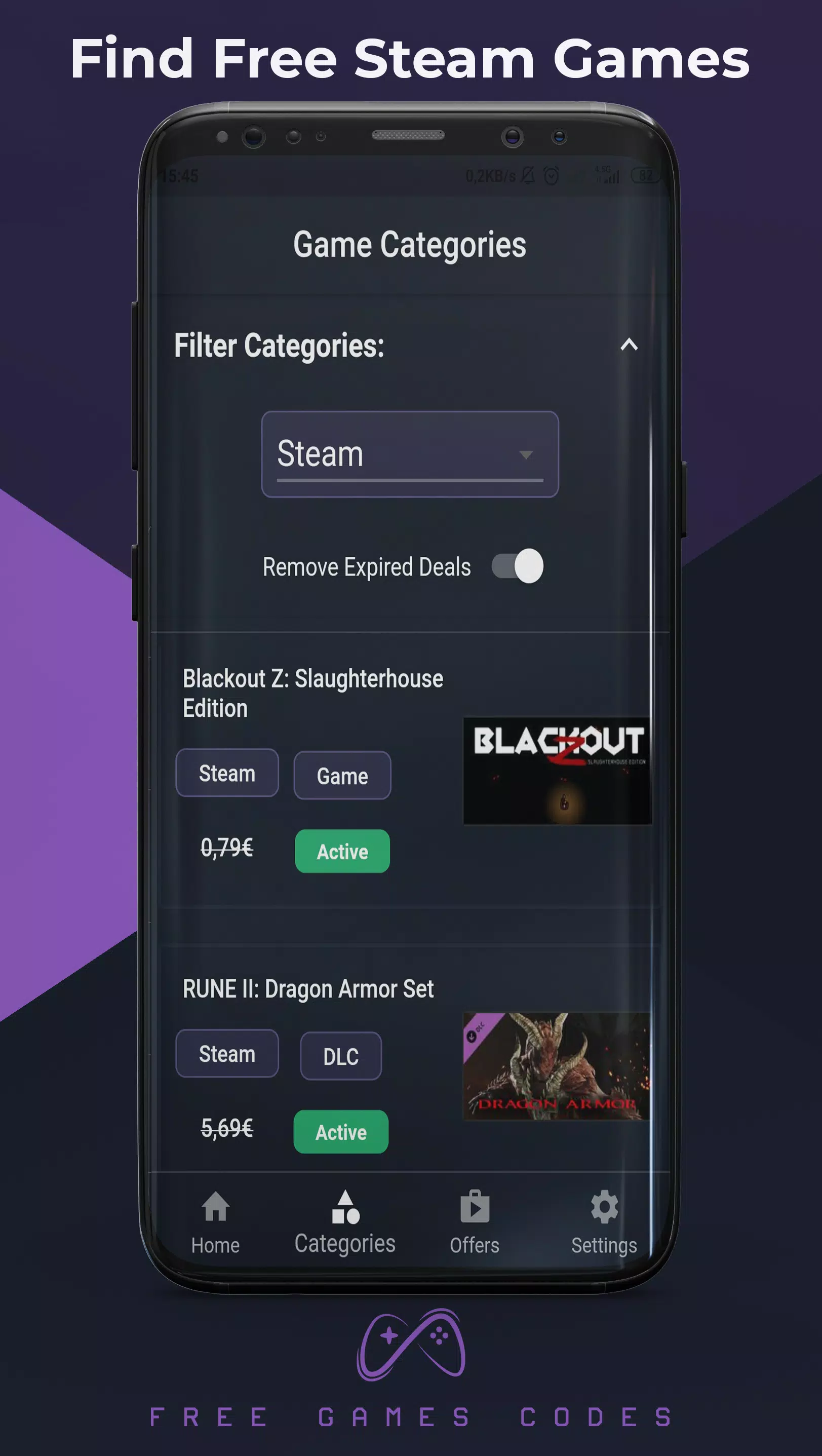PC Games Alerts on Steam, Epic экрана 3