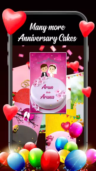 Name On Anniversary Cake应用截图第2张