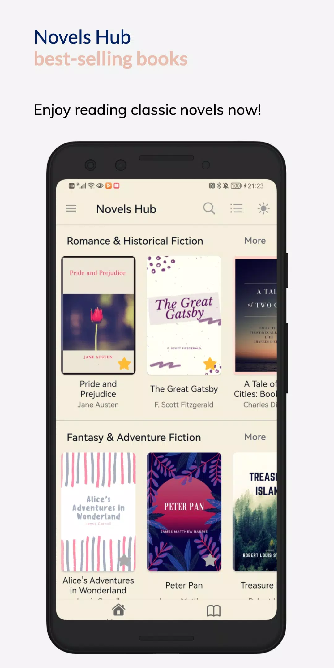 Screenshot ClassicReads: Novels & Fiction 1