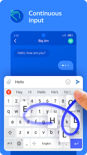 Yandex Keyboard ảnh chụp màn hình 3