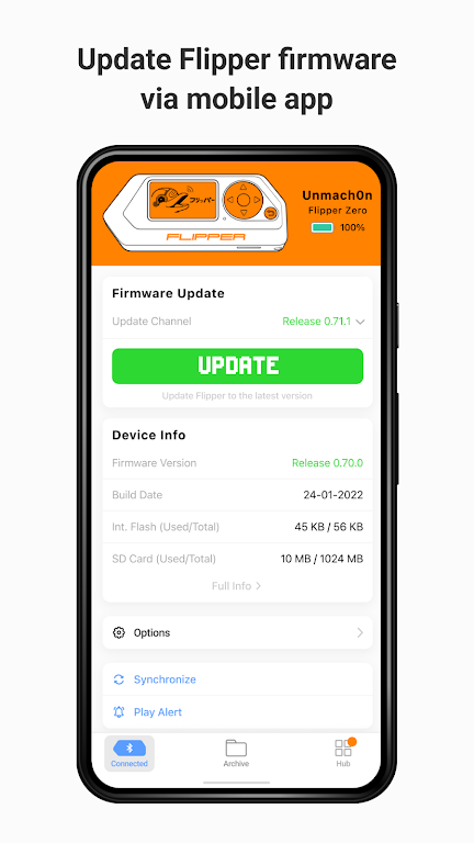 Flipper Mobile App экрана 1