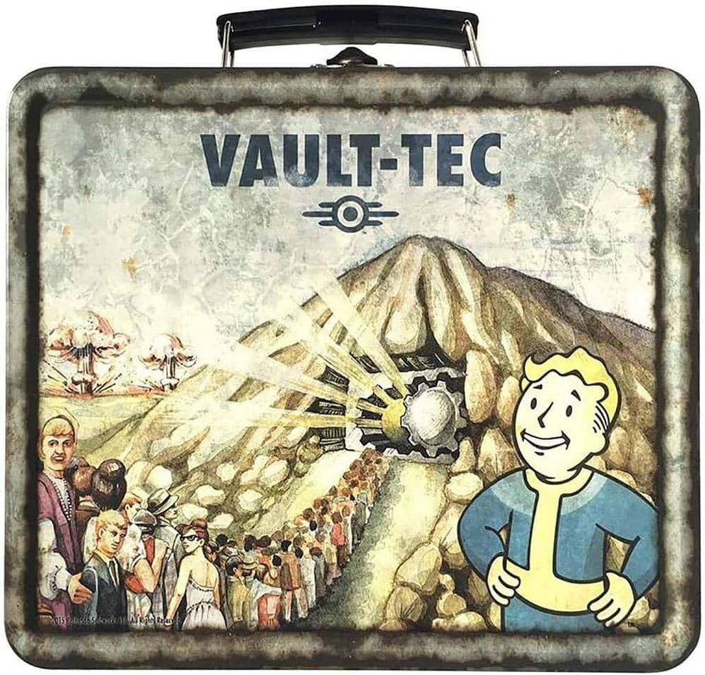 輻射-Vault -Tec風化的錫手提袋 - 道具複製品
