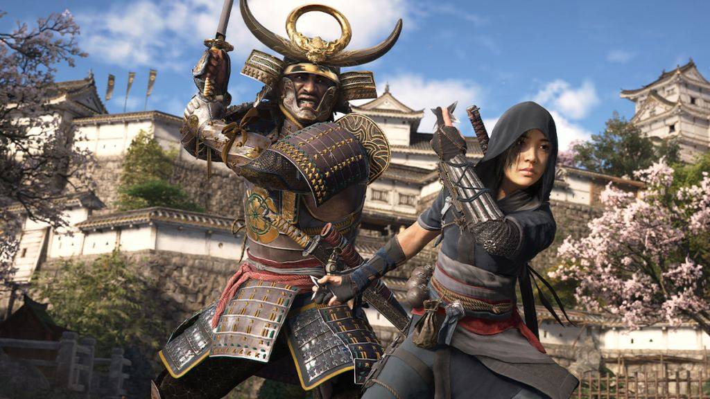 Naoe和Yasuke在刺客信条阴影中联手，图像通过Ubisoft
