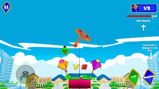 Pipa Layang Kite Flying Game स्क्रीनशॉट 3