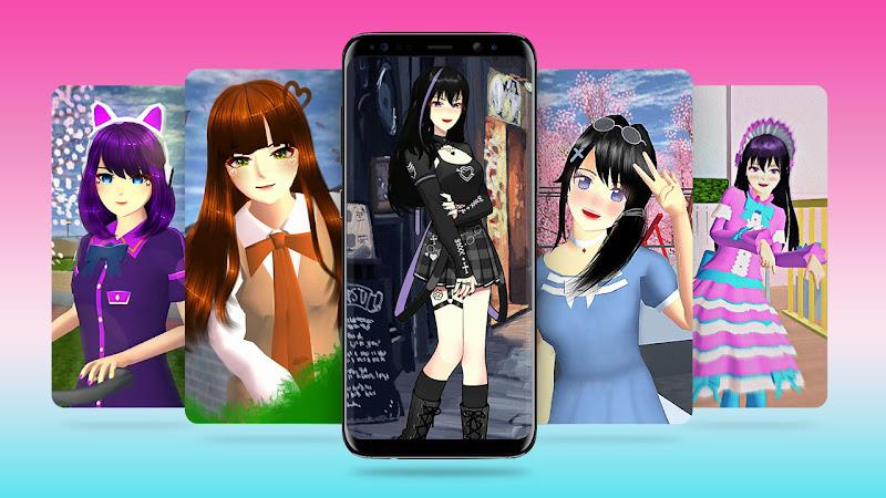 Sakura School Wallpaper & Live ဖန်သားပြင်ဓာတ်ပုံ 1