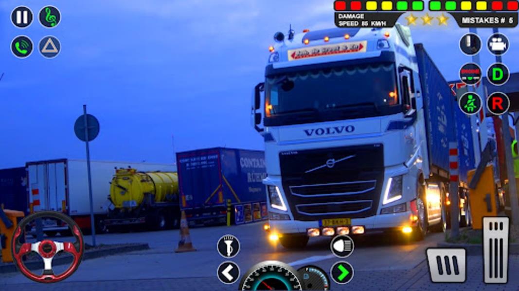 Europe Truck Simulator Driving captura de pantalla 