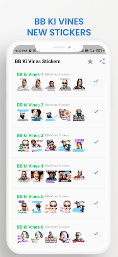 BB Ki Vines Stickers screenshot 1