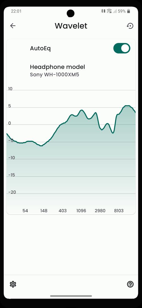 Wavelet: headphone specific EQ Screenshot 2