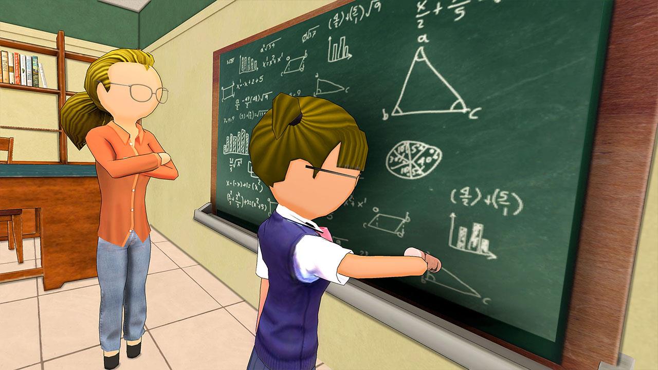 Stickman High School Girl Game screenshot 1