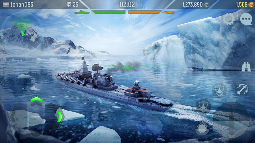 Naval Armada: Battleship Game स्क्रीनशॉट 1