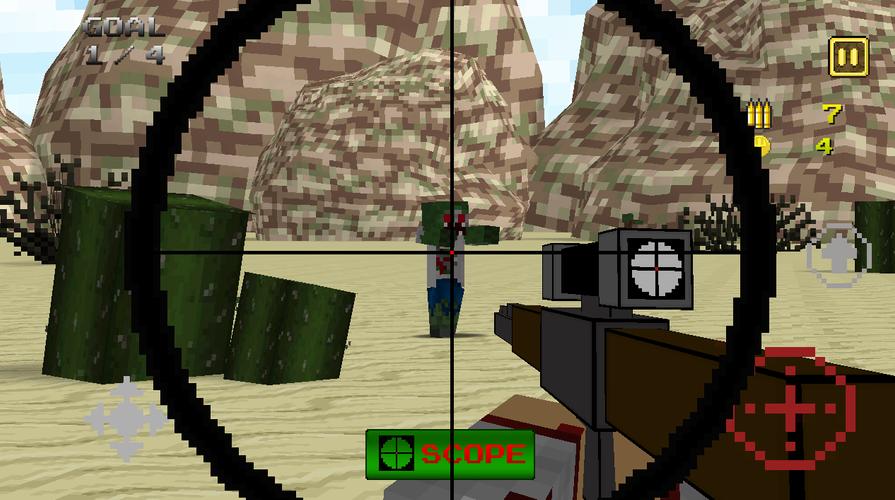 Pixel Sniper 3D экрана 3