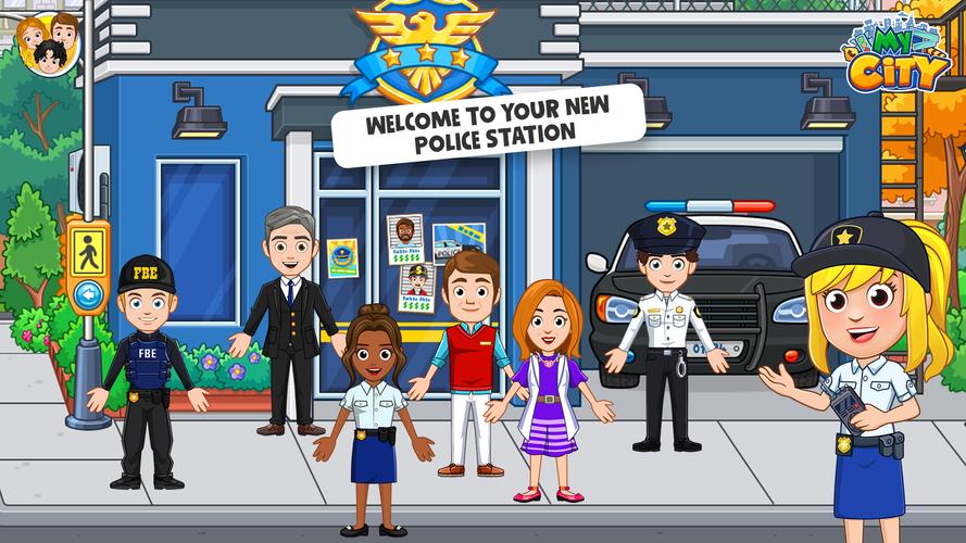 My City: Police Game for Kids ekran görüntüsü 1