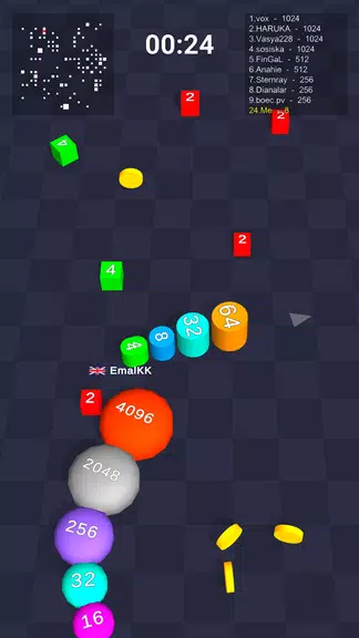 Cube Arena 2048: Merge Numbers应用截图第1张