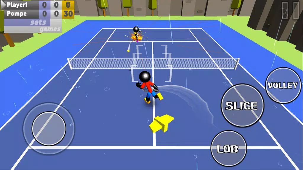 Stickman 3D Tennis ekran görüntüsü 4