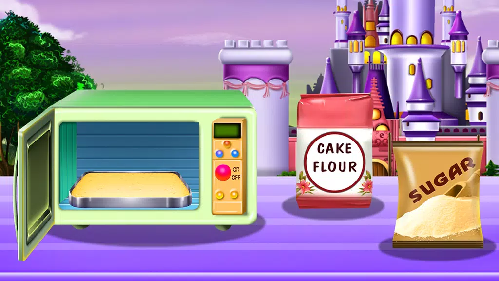 Princesses Cake Cooking captura de pantalla 