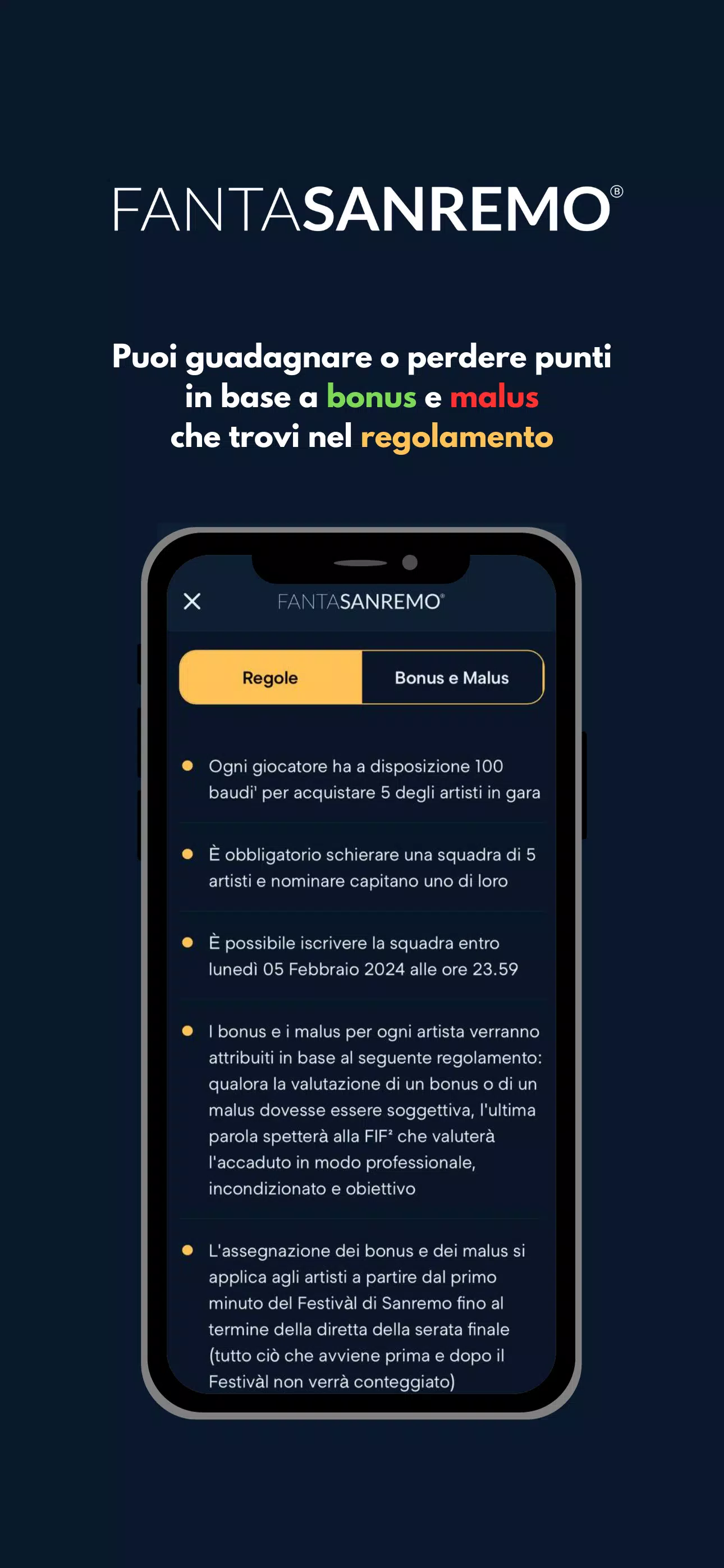 FantaSanremo screenshot 3