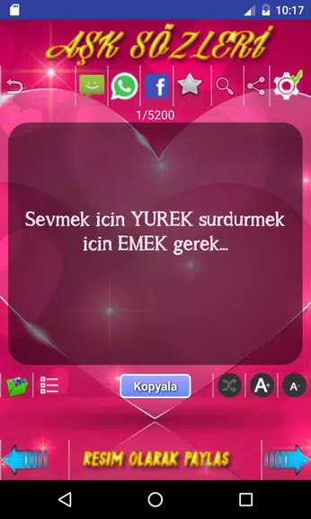 Screenshot Seni Seviyorum Sözleri 2