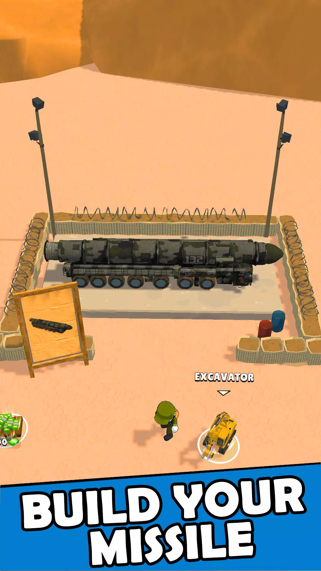 Missiles Base: Tycoon Game экрана 1