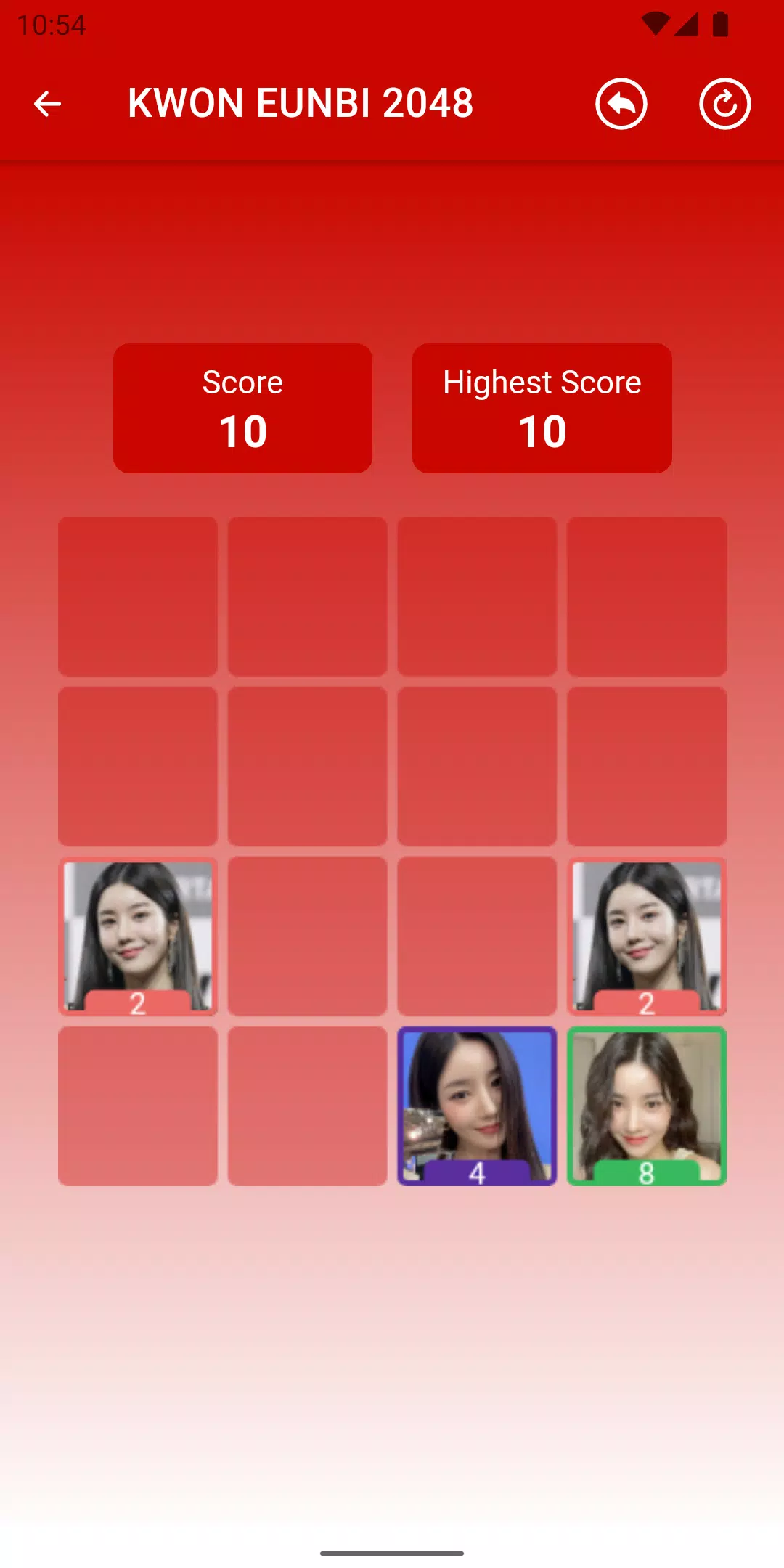 KWON EUNBI 2048 Game screenshot 3