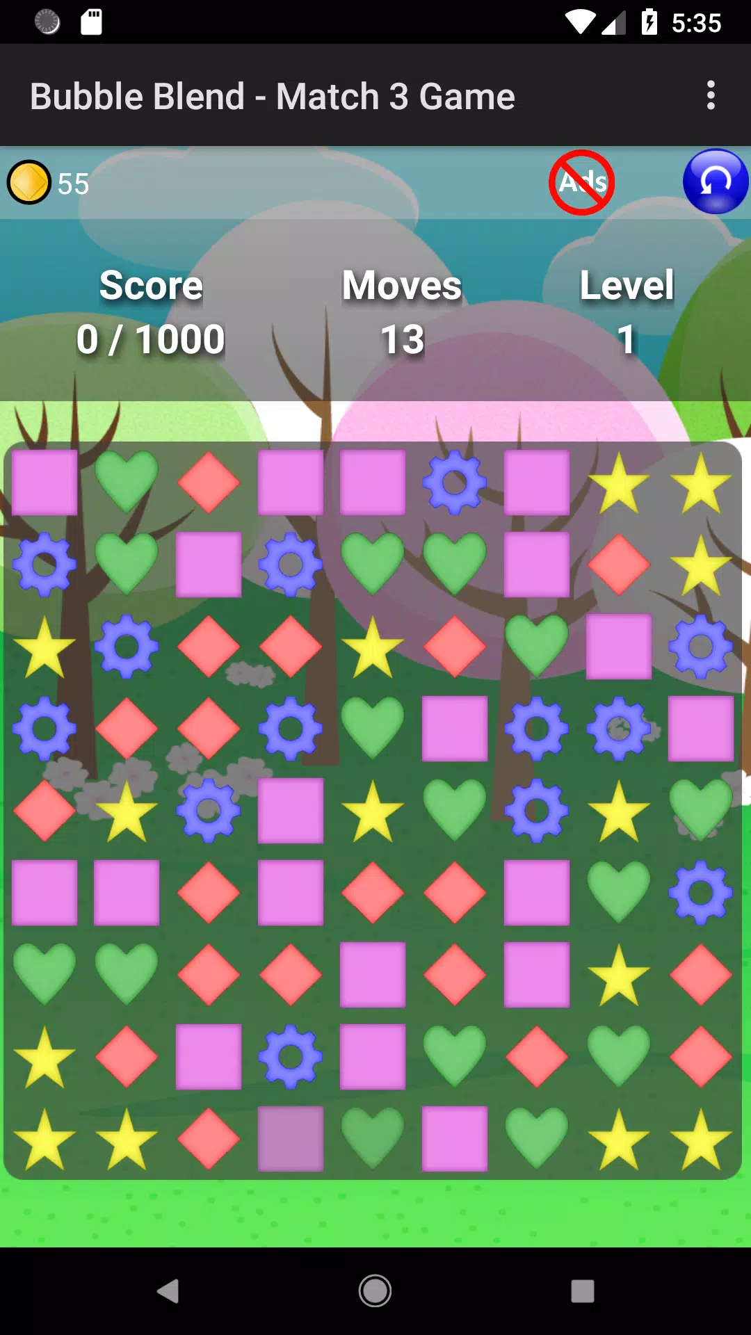 Bubble Blend - Match 3 Game Screenshot 1