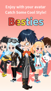 Besties - Make friend & Avatar экрана 2