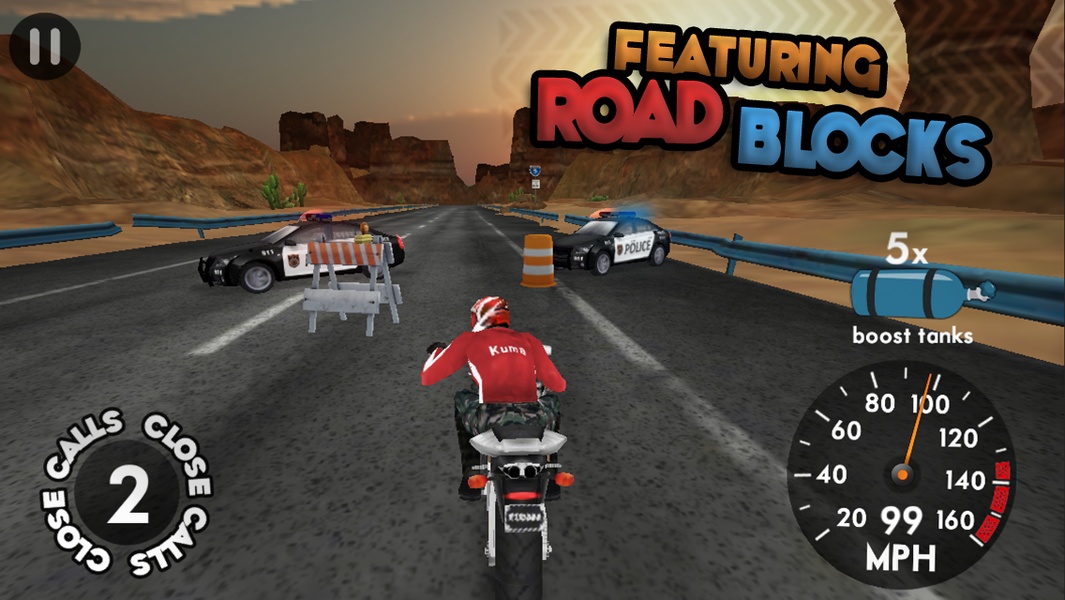 Highway Rider captura de pantalla 