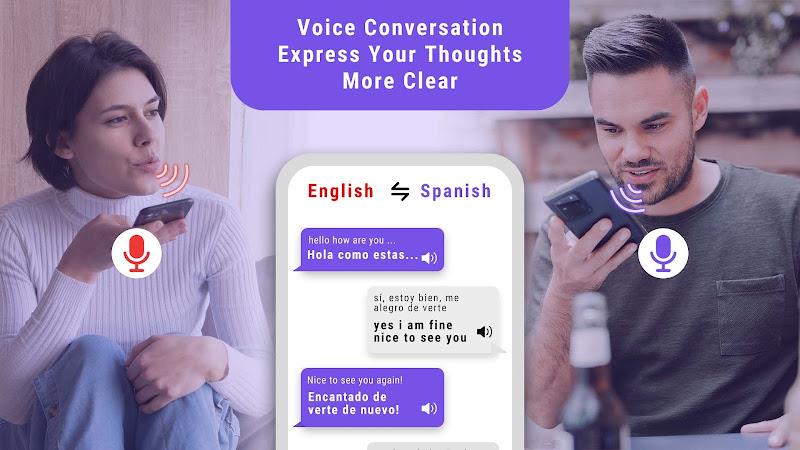 Translate Less with Text Voice captura de pantalla 