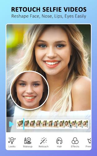 YouCam Video-Makeup & Retouch captura de pantalla 