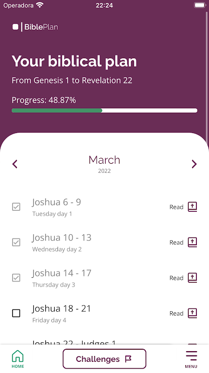 Customized Biblical Plan screenshot 2