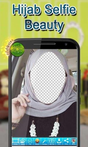 Hijab Selfie Beauty ảnh chụp màn hình 1