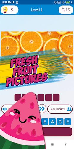 Screenshot Guess the fruit name game 4