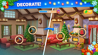 Merge Christmas: Home Design экрана 4