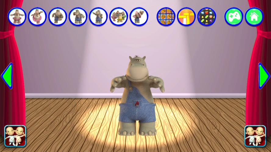 Talking Hippo Rock экрана 3