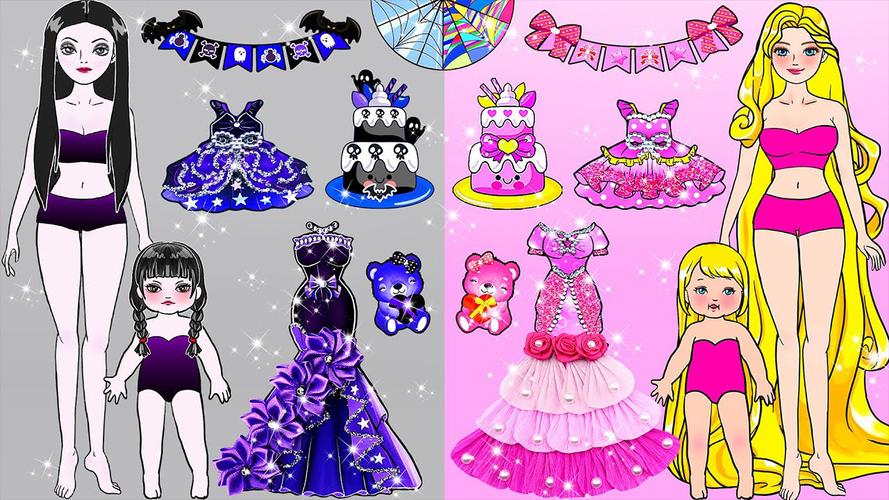 Paper Dolls Diary DIY Dress Up captura de pantalla 