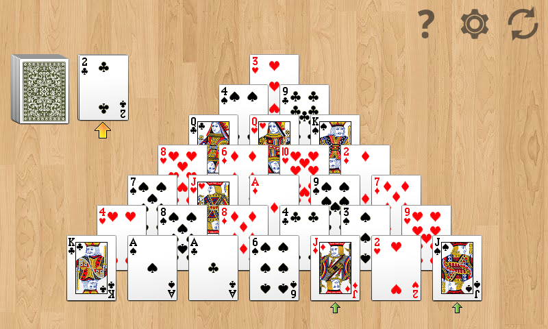 Pyramid Solitaire! Screenshot 1