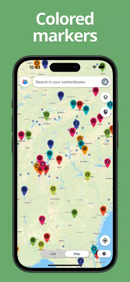 Contact on Map screenshot 4