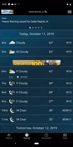 KCRG-TV9 First Alert Weather screenshot 3
