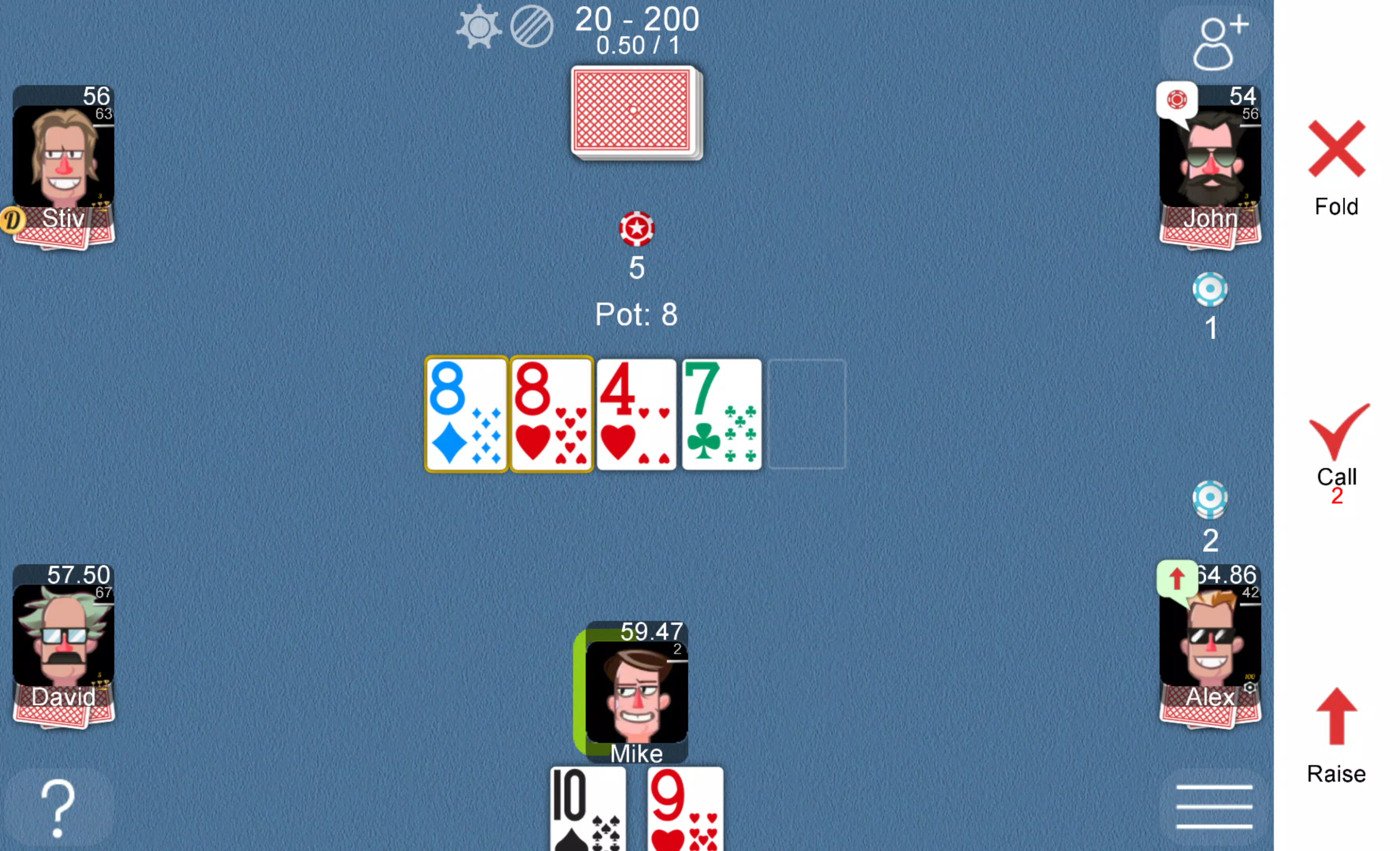 Poker Online zrzut ekranu 3