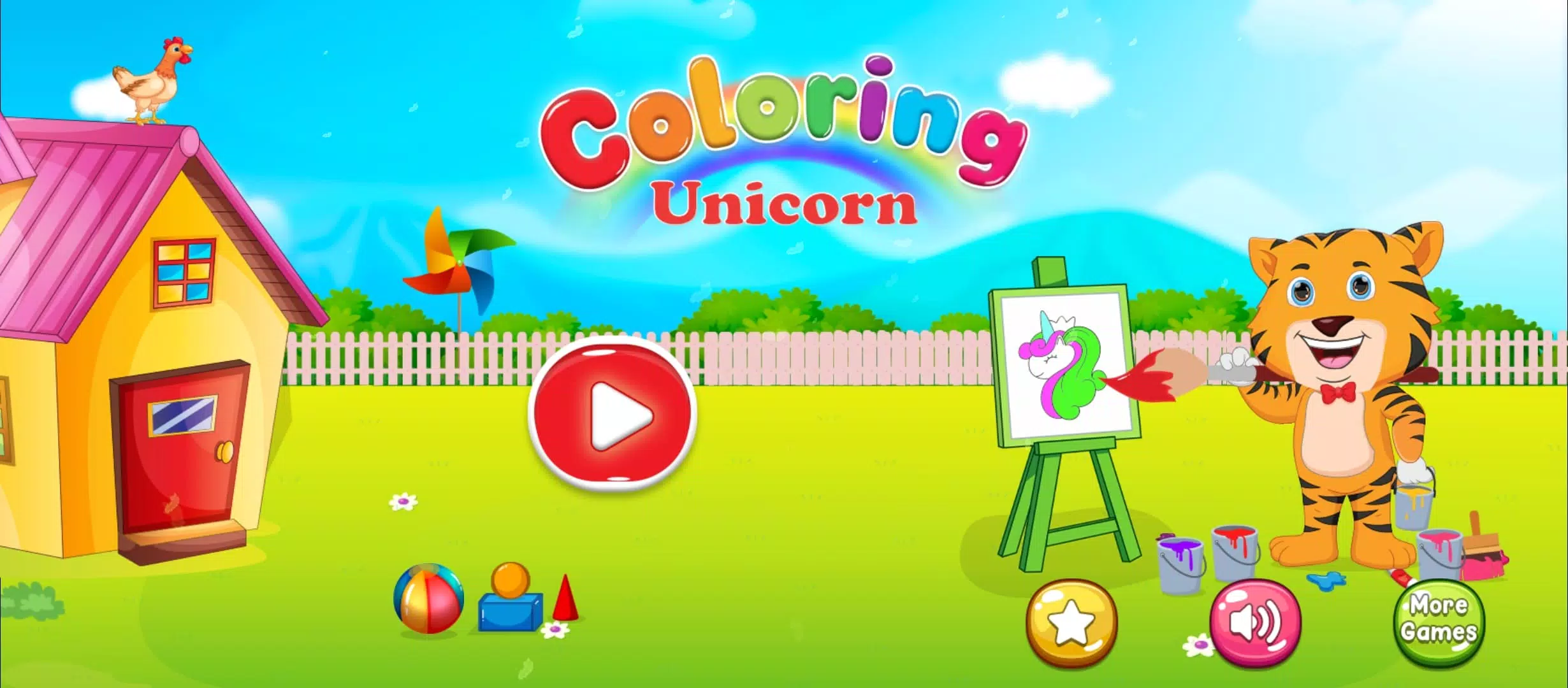 Little Unicorn Coloring Pages screenshot 1